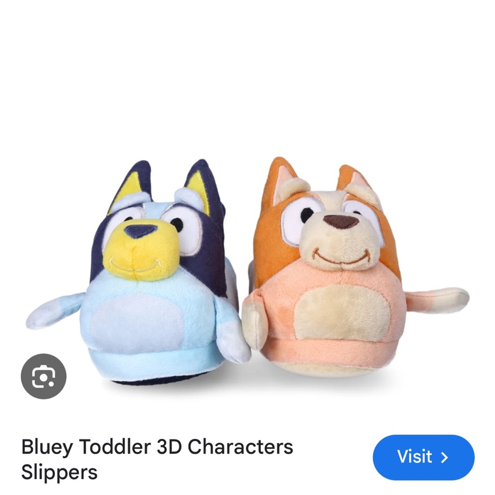 Bluey Toddler 3D Character Slippers